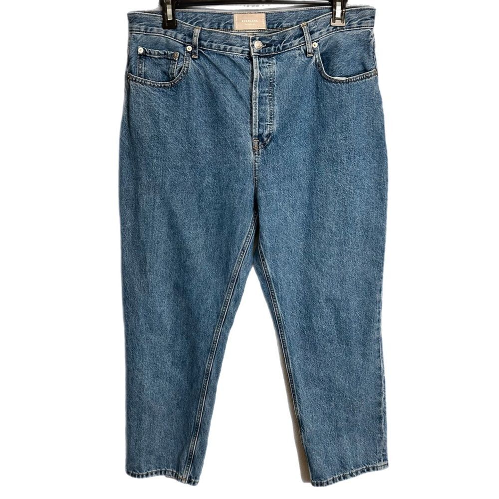 Everlane The Cheeky Jean Size 33 Crop 100% Organic Cotton
